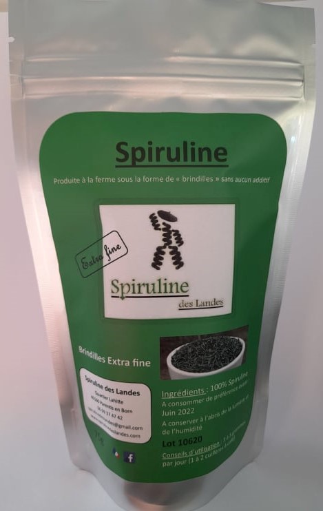 Sachet de Spiruline en Brindilles Extra fines